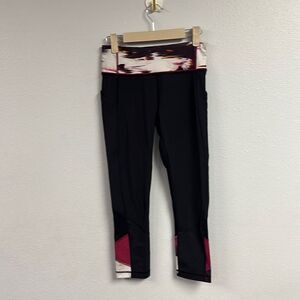 Lululemon Women's Medium Rise Pace Rival Stretch Cropped Leggings Size 2‎